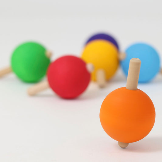 Houten Regenboog Spinning Tops