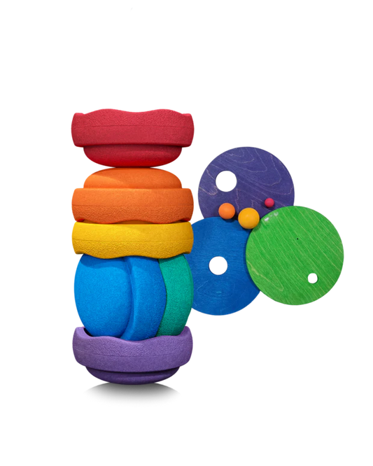 Grimms x Stapelstein Rainbow classic Set