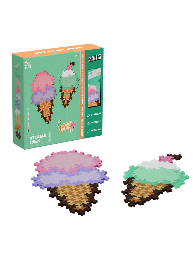 Puzzle by Number - Ice Cream Cones - 250 stuks