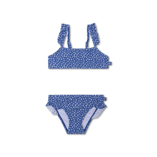 Bikini Blauw Panterprint