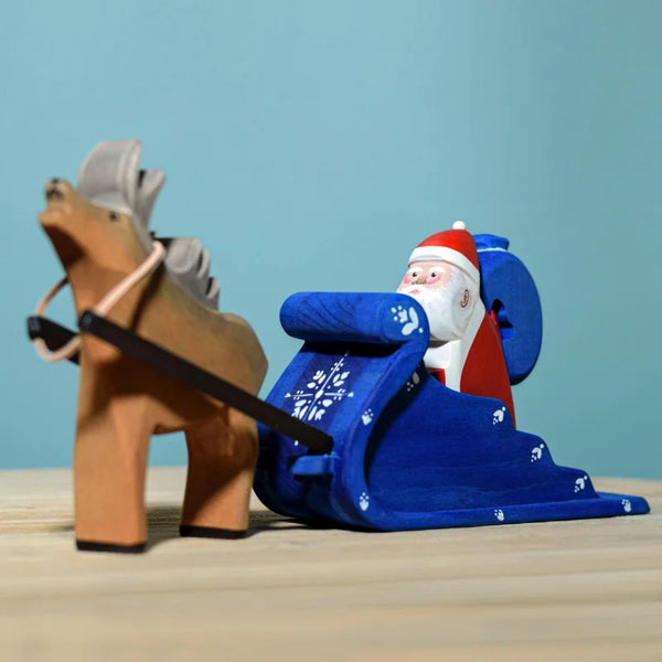 Kerstman, Slee en Rendier