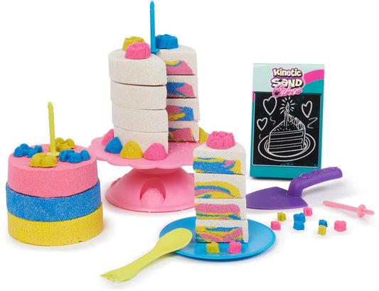 Kinetic Sand Rainbow Cake Shop