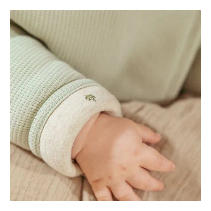 Vestje Wafel Soft Green