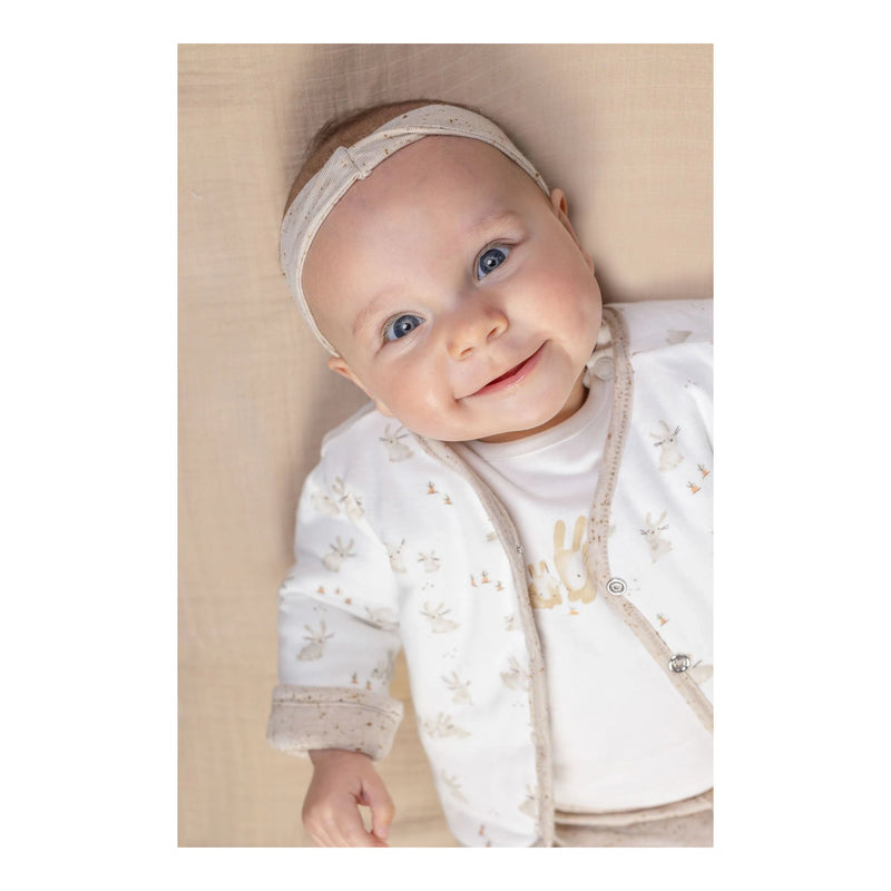 Reversible Babyjasje - Bunny/Nappy Sand