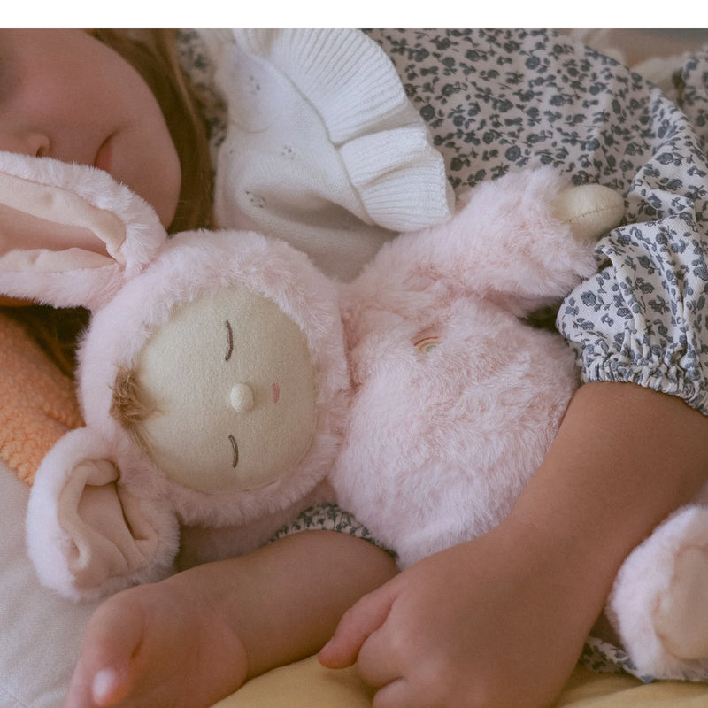 Lullaby Cozy Dinkum Bunny Moppet Pink