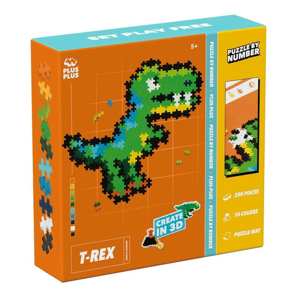 Puzzle by Number -T-Rex - 250 stuks