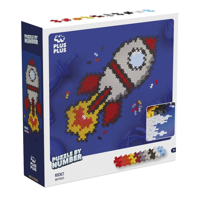 Puzzle by Number - Raket - 500 stuks