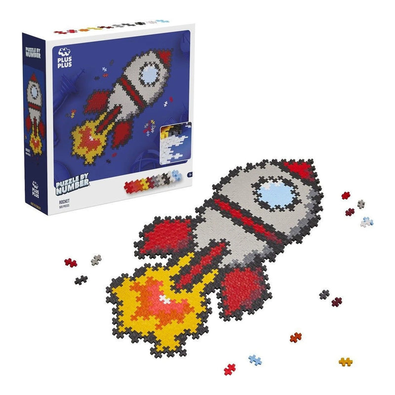 Puzzle by Number - Raket - 500 stuks
