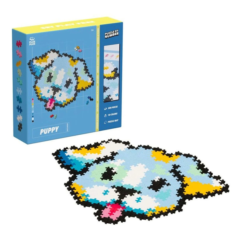 Puzzle by Number - Puppy - 500 stuks