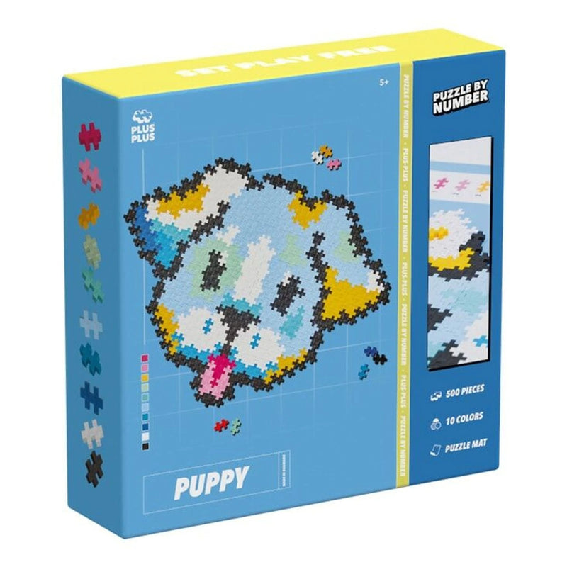 Puzzle by Number - Puppy - 500 stuks