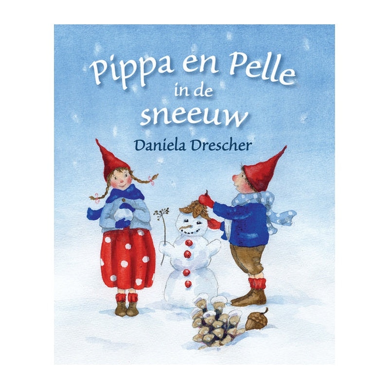 Pippa en Pelle in de sneeuw