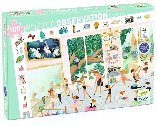 Puzzel dansschool observation 100 stukjes