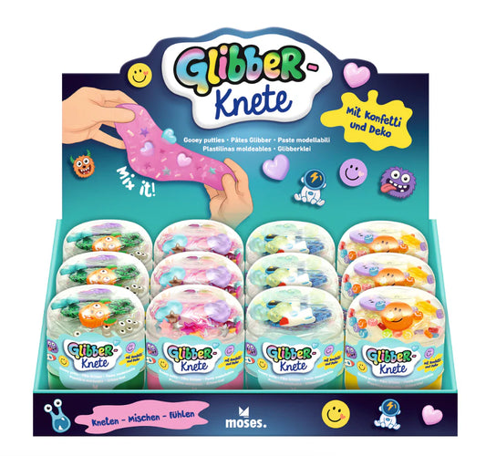 Glibber Klei/Slijm met Confetti