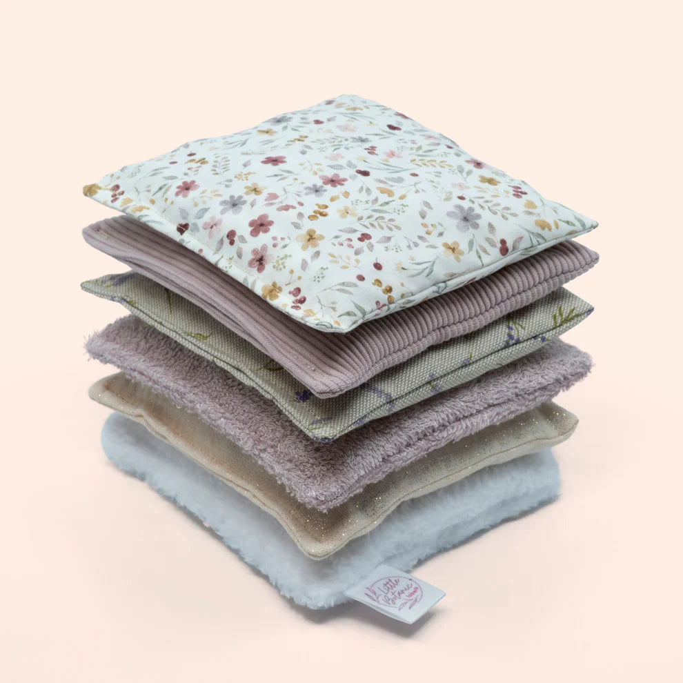 Sensorische Pittenzakjes Mauve - 6 stuks