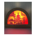 Silhouet Kerstfeest