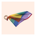 Playcycle speeldoek met houten ring regenboog waves