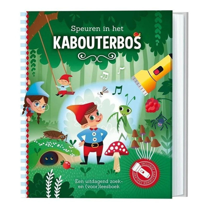 Zaklampboek Speuren in het kabouterbos