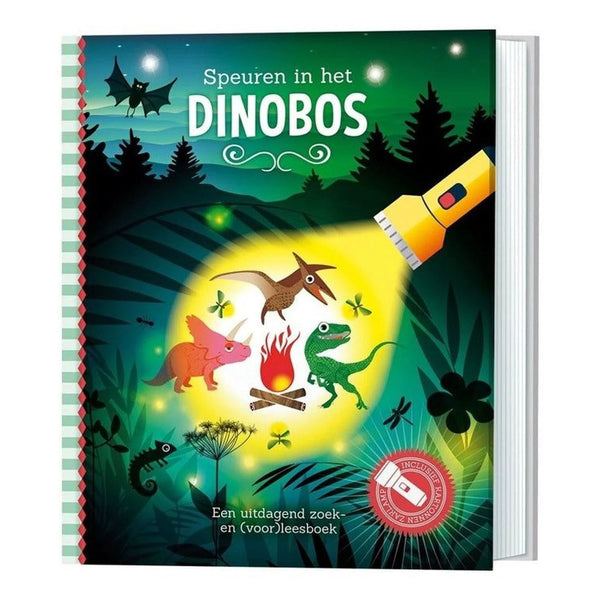 Zaklampboek Speuren in het dinobos