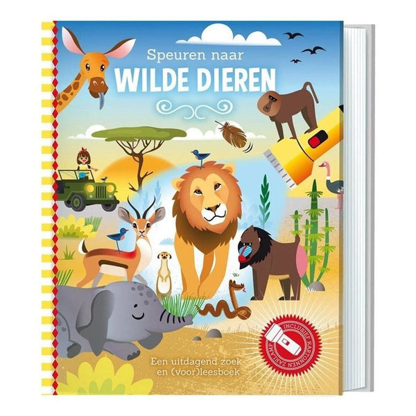 Zaklampboek Speuren naar wilde dieren