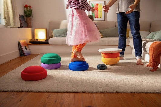 Stapelstein Spring Special / Set Regenboog inclusief Balansbord en Special Mini Pond