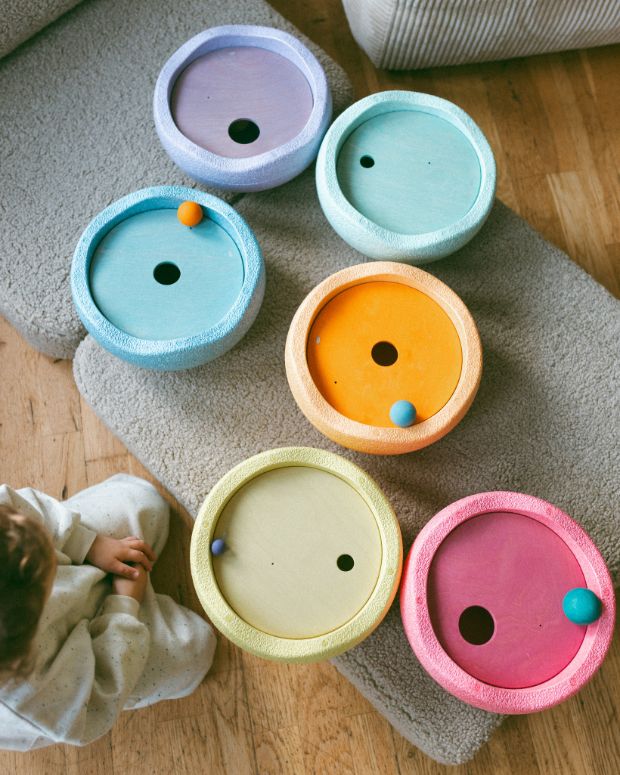 Grimms x Stapelstein Rainbow Pastel Set