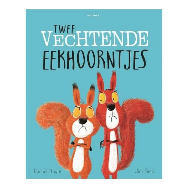 Twee vechtende eekhoorntjes