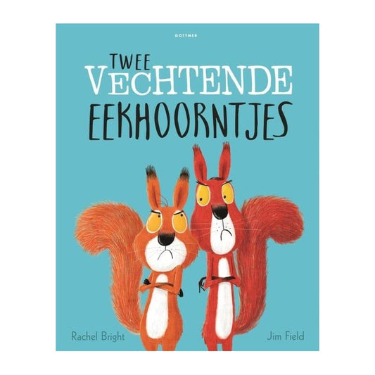 Twee vechtende eekhoorntjes