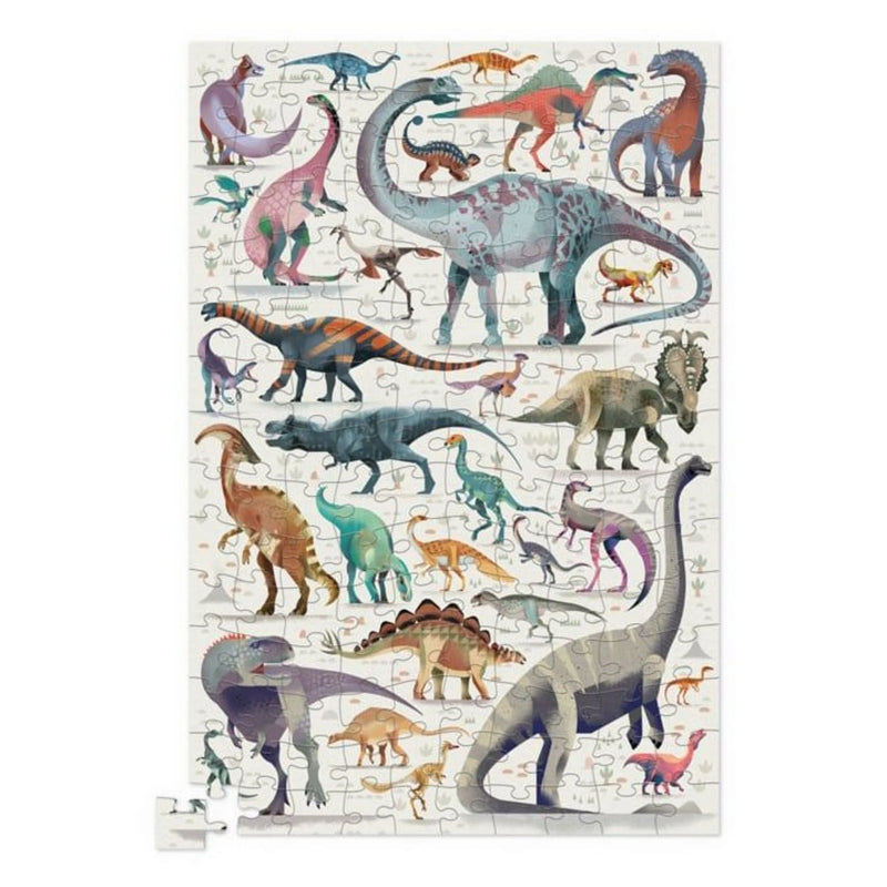Puzzel in blik - World of Dinosaurs
