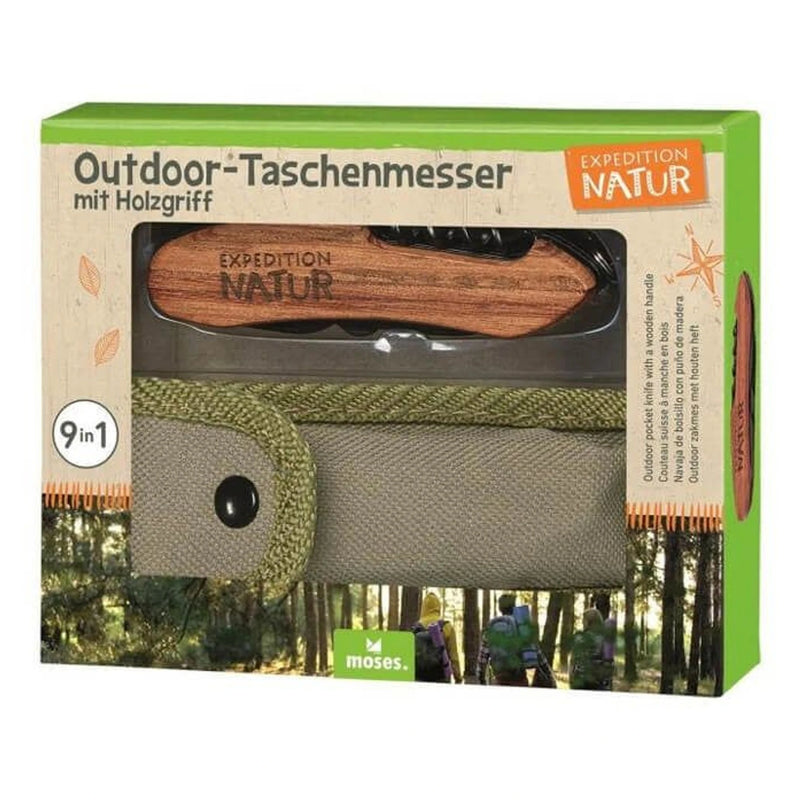 Pocket Outdoorzakmes 9 in 1