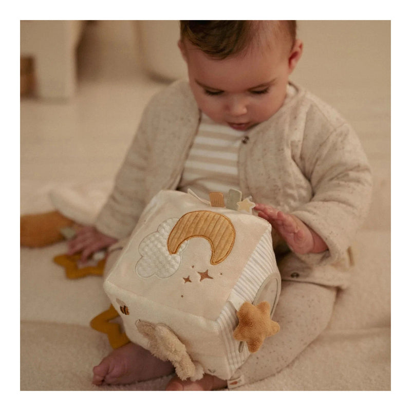 Activiteitenkubus - Beige Newborn Naturals