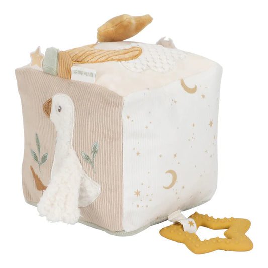 Activiteitenkubus - Beige Newborn Naturals