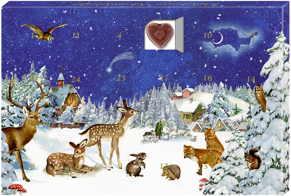 Mini advent kalender  chocolade