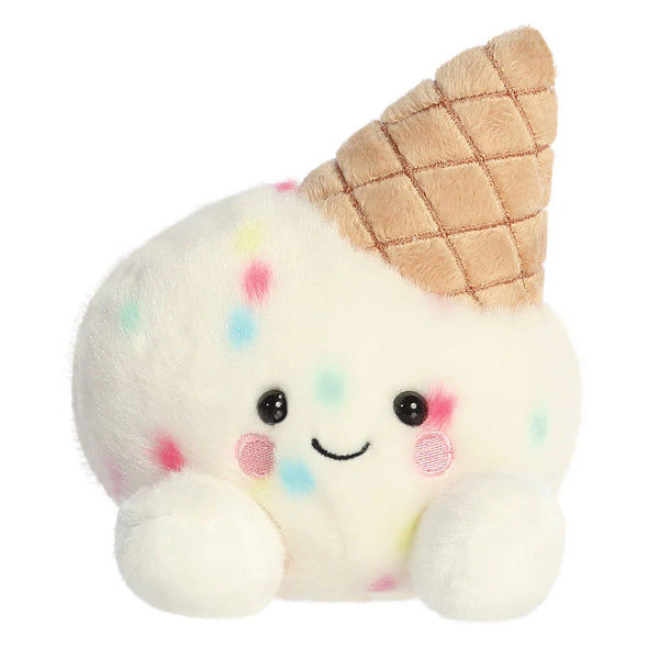 Knuffel ijshoorn met spikkels