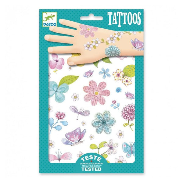 Tattoo -  Glitter veldbloemen