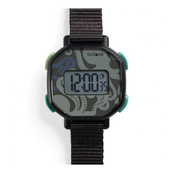 Horloge Digitaal Black Octopus