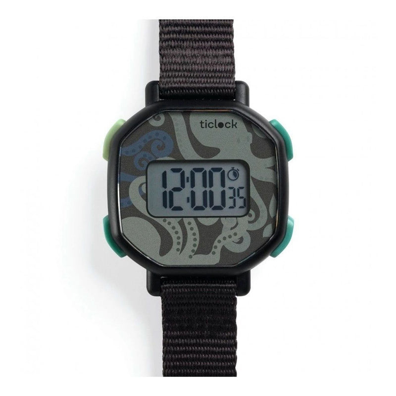 Horloge Digitaal Black Octopus