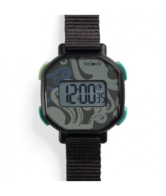 Horloge Digitaal Black Octopus