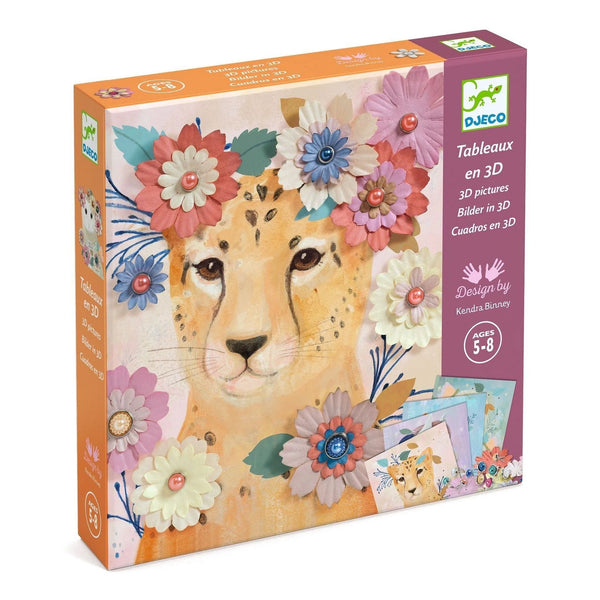 Knutselset Bloemen maken 3D Schilderijen