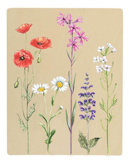 Bloemenpers met Zonnepapier