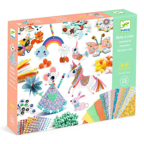 Knutselset Pompoms en Kralen