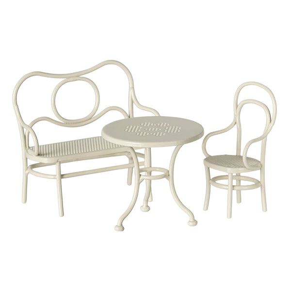 Cafe Set Klein Off white
