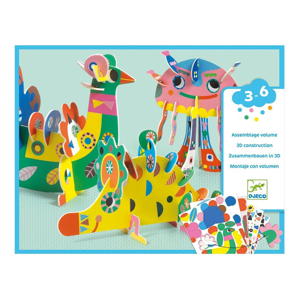 Knutselset 3D Collage Dieren