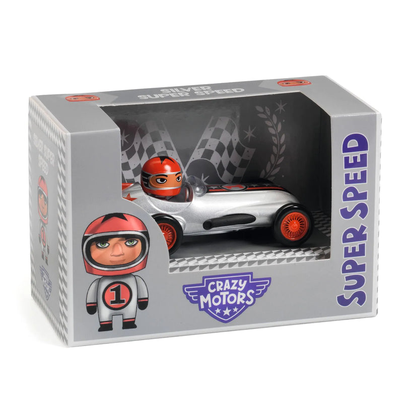 Crazy Motors Silver Super Speed