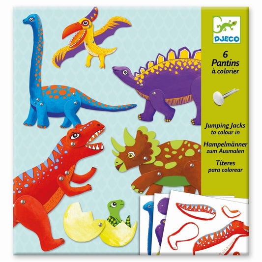 Knutselset Dino Ledenfiguurtjes