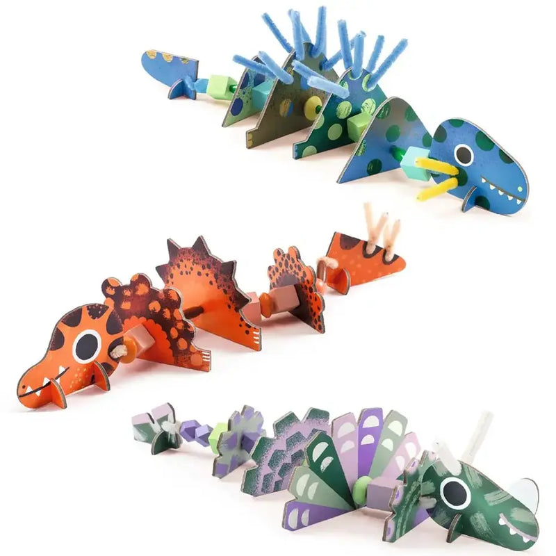Knutselset 3D Dino´s rijgen