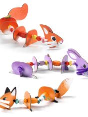 Knutselset 3D Bosdieren rijgen