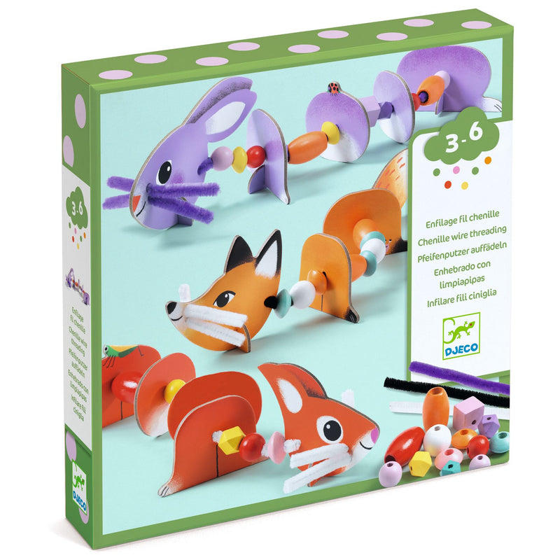 Knutselset 3D Bosdieren rijgen
