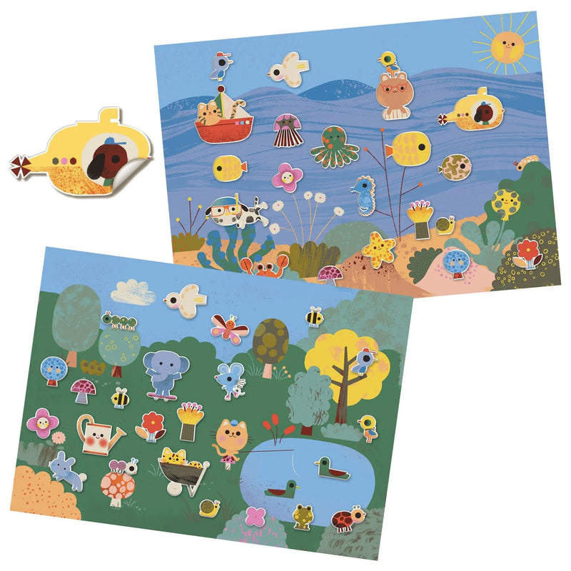 Herbruikbare stickers - Zomertijd