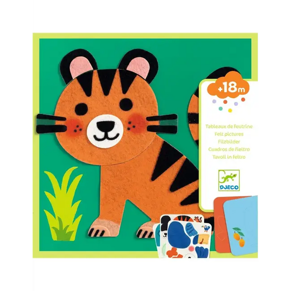 Knutseldoos - Viltplaten Dieren