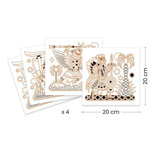 Glinsterende Kleuprlaten heldhaftige dieren